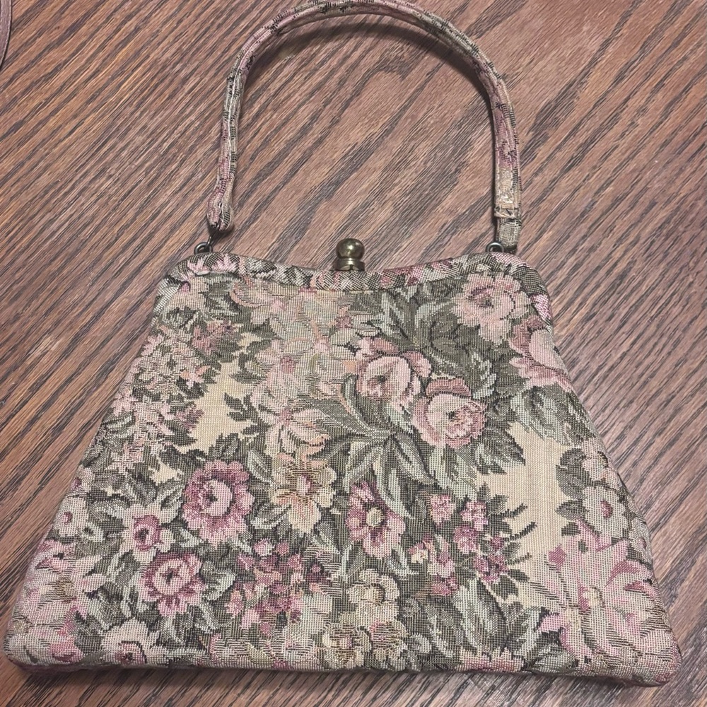 Vintage tapestry bag